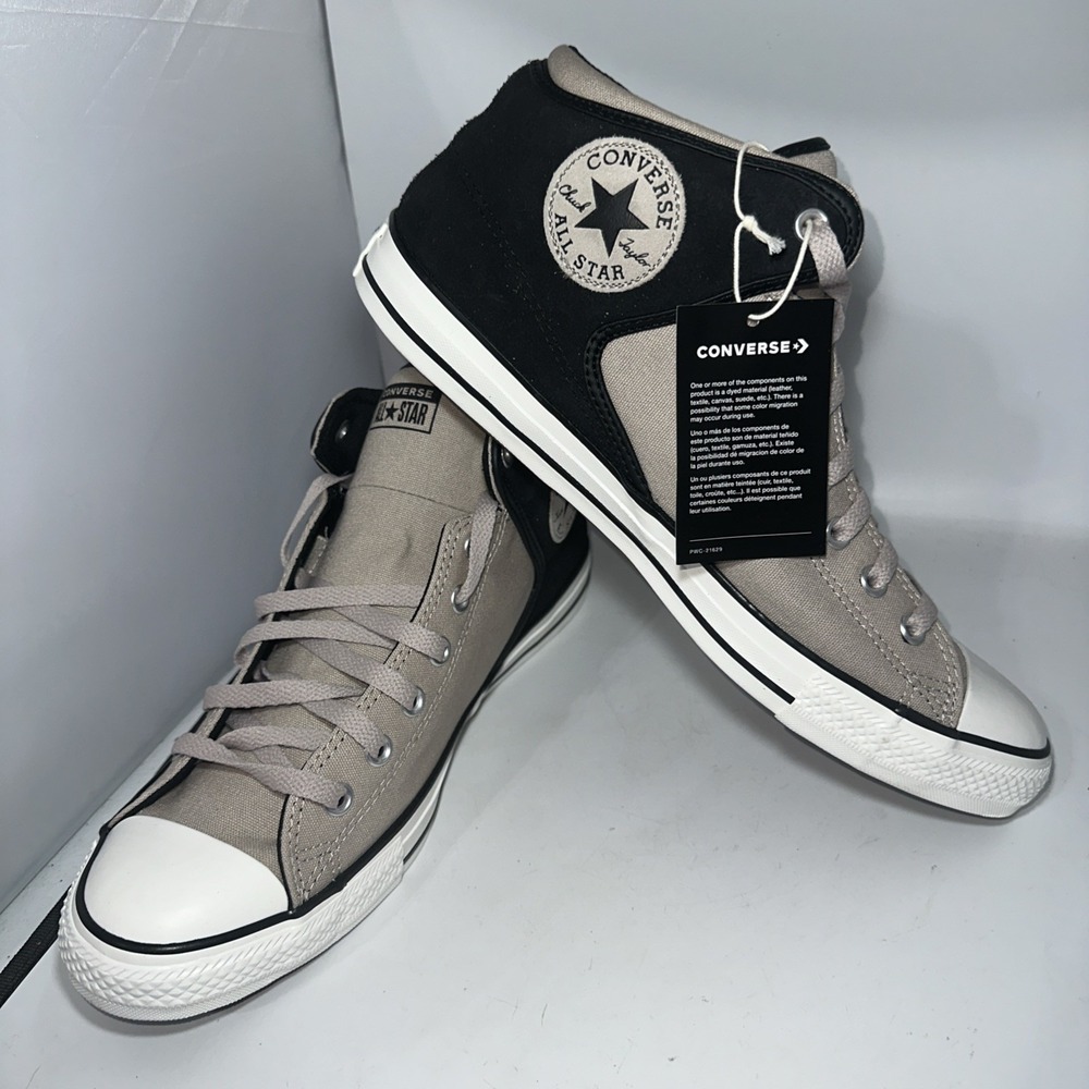 Converse Chuck Taylor All Star High Street‎ Mid Papyrus/Black A14294C Men-Sz. 10